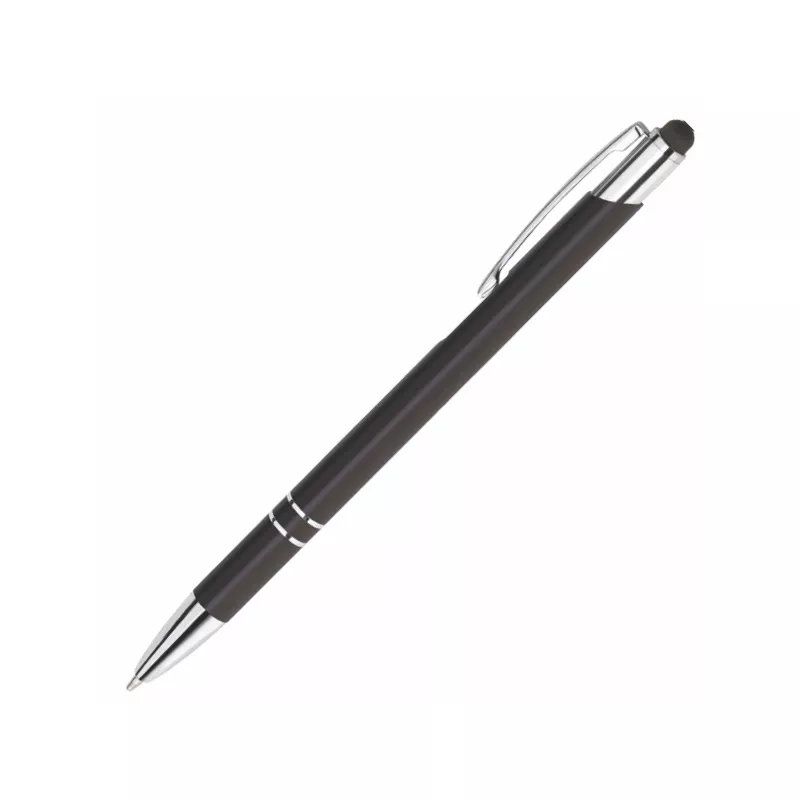 Metalowy długopis reklamowy BELLO Touch Pen - czarny (BELLO-01)