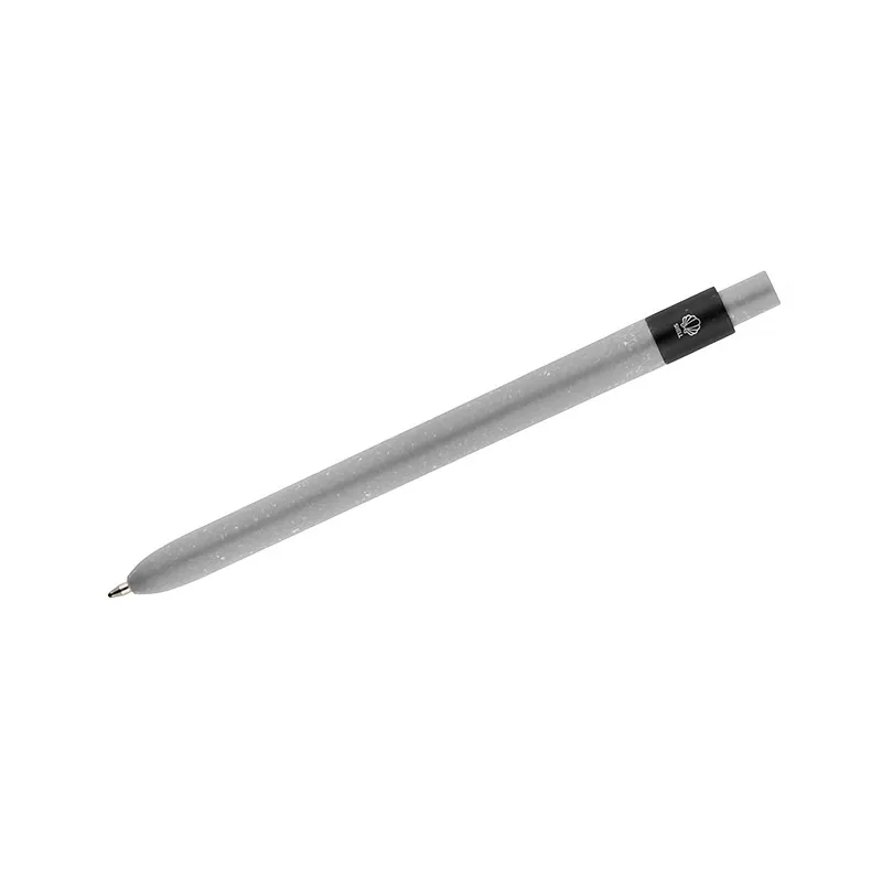 Długopis z tworzywa z dodatkiem zmielonych muszli SELIS - czarny (19735-02)