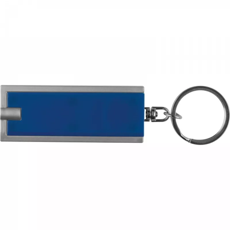 Brelok plastikowy AGUSTIN - niebieski (9231104)