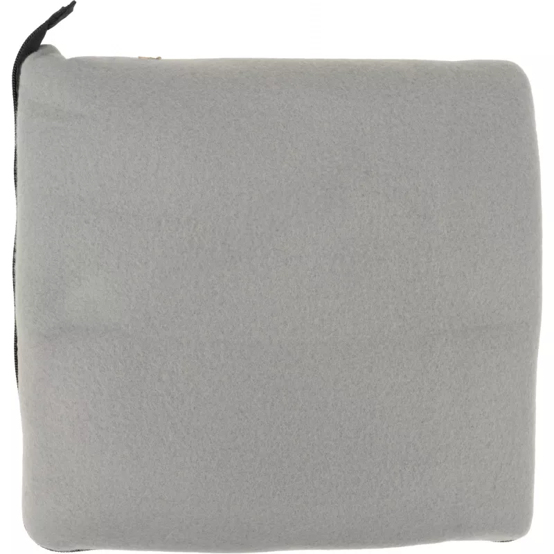 Koc z polaru/poduszka 2w1 RADCLIFF - szary (277507)