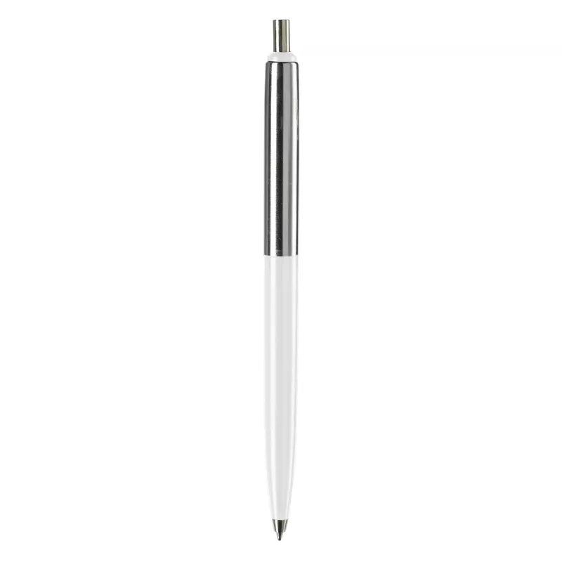 Długopis meatlowy Topper - biały (LT80340-N0001)