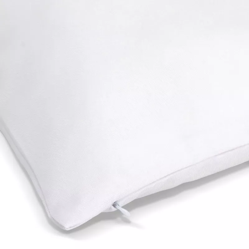Poszewka z tkaniny twill i poduszka 40x40 cm sublimacja - biały (LT97229-N0001)