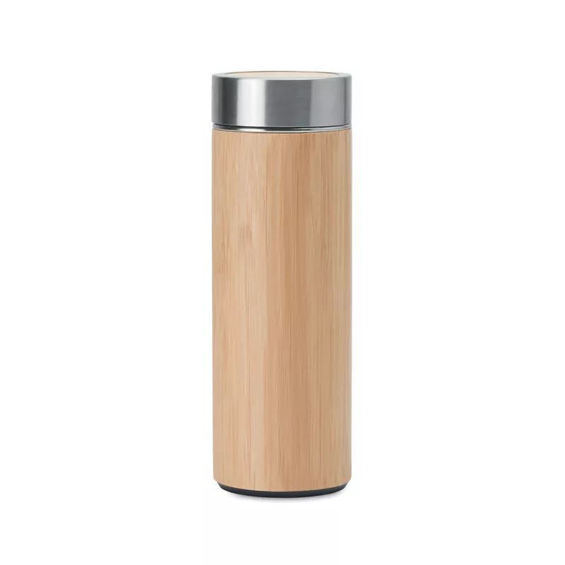 Termos w bambusowej obudowie 400 ml BATUMI - Drewna (MO9421-40)