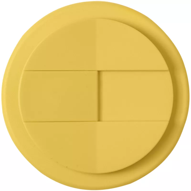 Kubek termiczny 350 ml Brite Americano® z nadrukiem na całej powierzchni - Biały-Żółty (21069703)