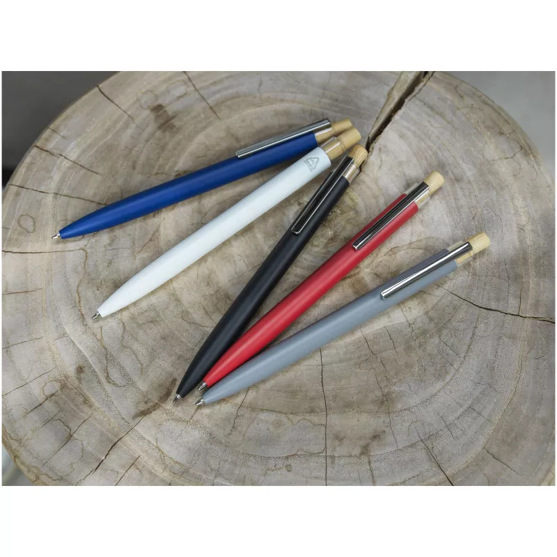 Nooshin długopis z aluminium z recyklingu - Niebieski (10787852)