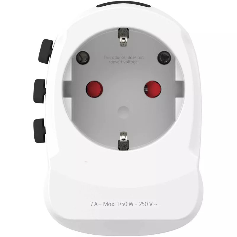 SKROSS® PRO Light USB AC30PD – uniwersalna przejściówka do urządzeń elektrycznych - Biały (12461501)