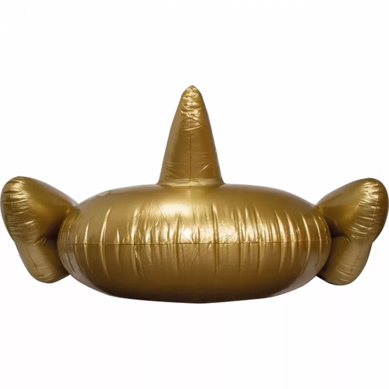 Dmuchany materac - łabędź RYAN - złoty (5525498)