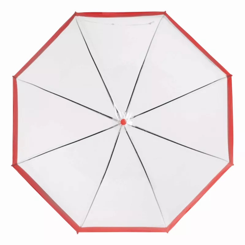 Parasol - czerwony, transparentny (56-0103393)
