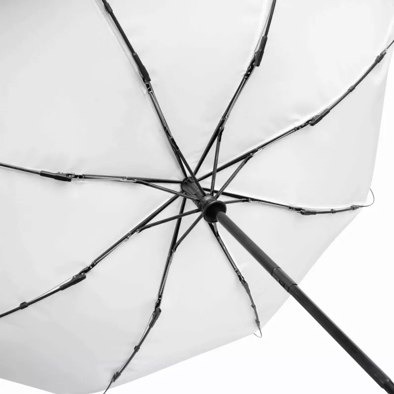 Automatycznie otwierany i składany, wiatroodporny parasol kieszonkowy CALYPSO - biały (56-0101272)