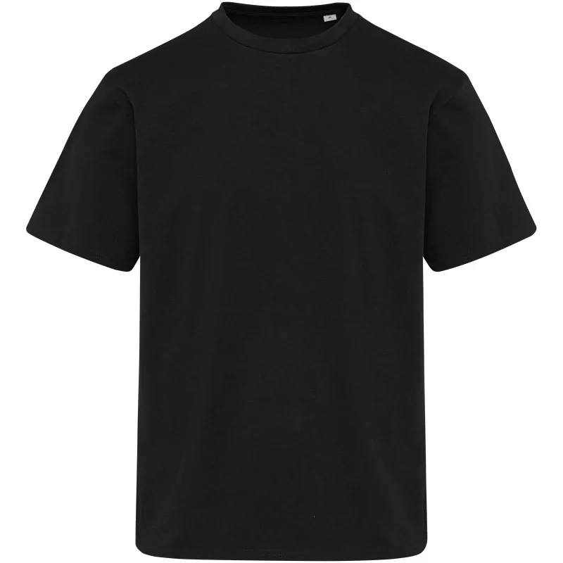 Lucas 280 g/m2 koszulka oversize unisex z bawełny organicznej z certyfikatem OCS  - Czarny (39562-BLACK)