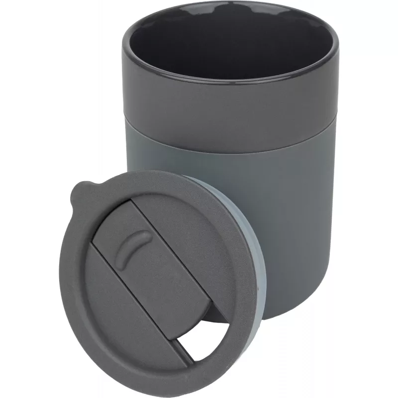 Kubek ceramiczny 340 ml ALBERT - ciemnoszary (8467677)
