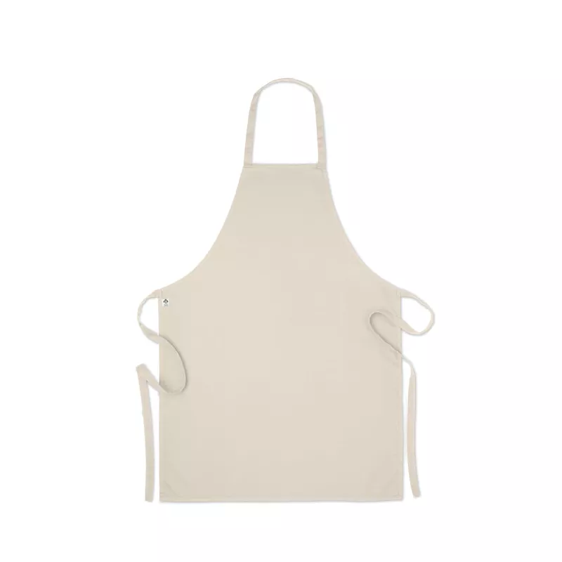 Fartuch kuchenny z bawełny organicznej 200 g/m² RAIPUR - Bezowy (MO6262-13)