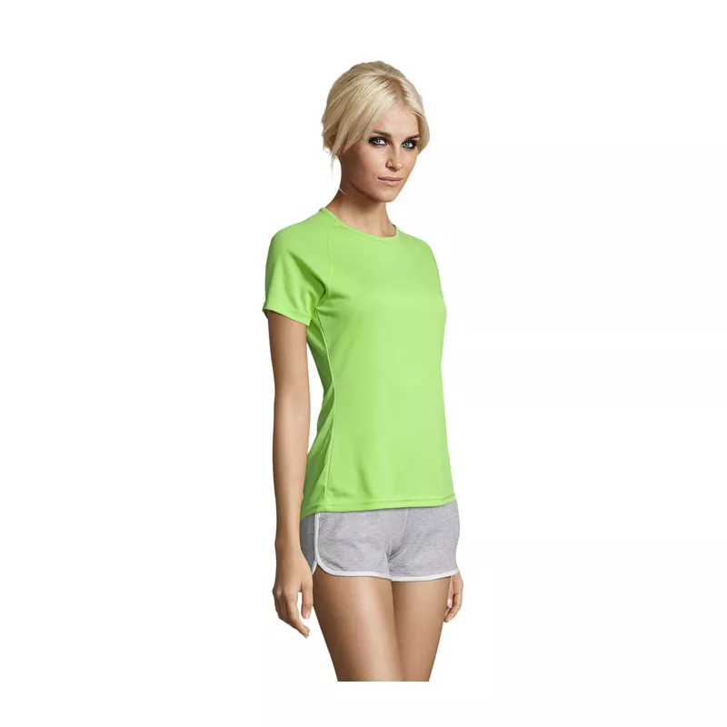 Koszulka sportowa damska 140 g/m² Sol's SPORTY WOMEN - Apple Green (S01159-AG)
