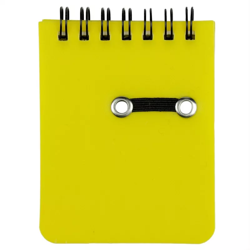 Notatnik ok. A7 z długopisem - żółty (V2575-08)
