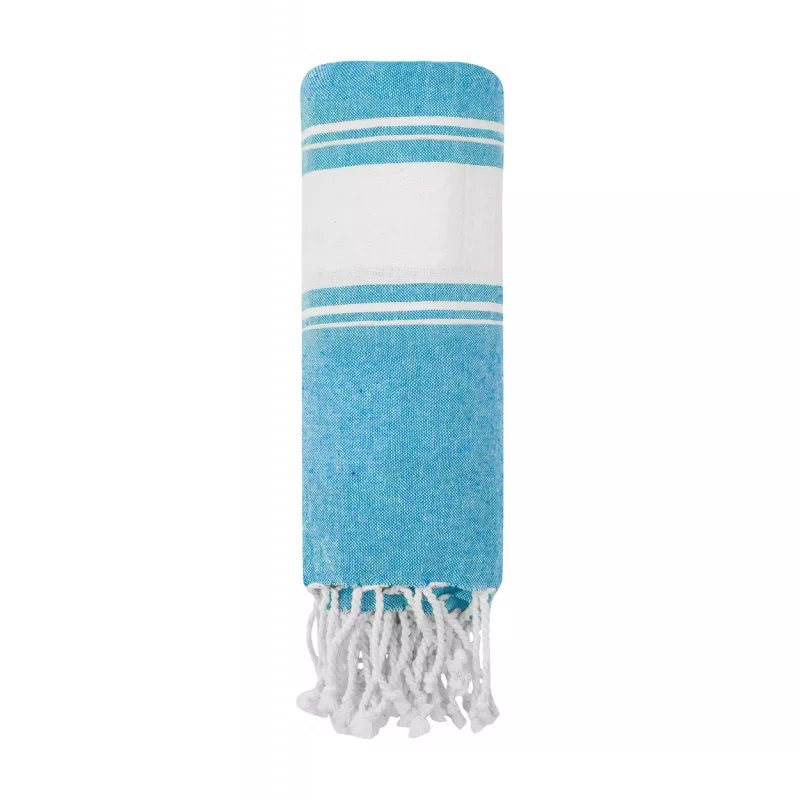 Ręcznik plażowy 90 x 180 cm Botari 80% bawełny / 20% poliestru - jasnoniebieski (AP733851-06V)
