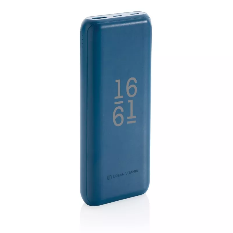 Szybki power bank 20000 mAh Urban Vitamin - niebieski (P322.755)