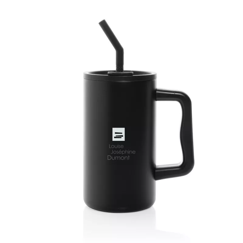 Kubek termiczny 800 ml Cube - czarny (P437.3101)