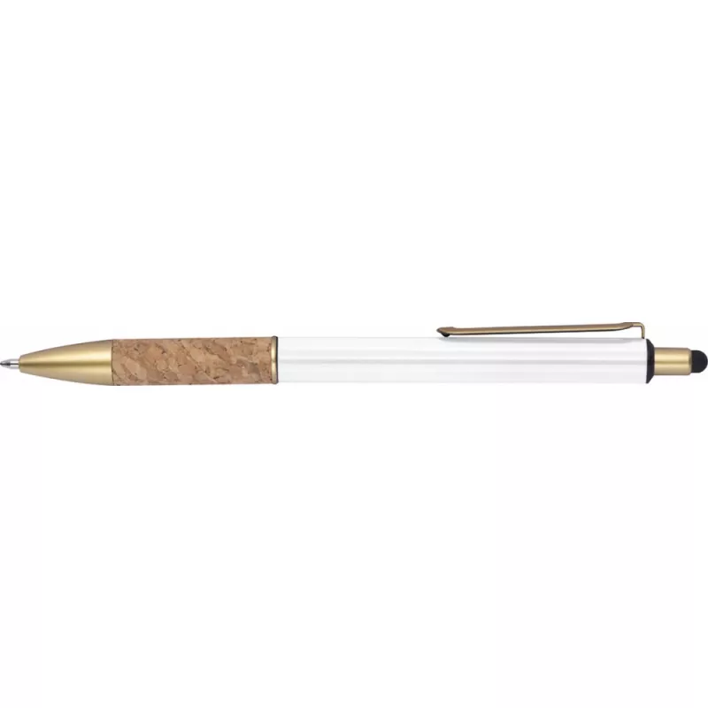 Długopis metalowy - biały (1369006)