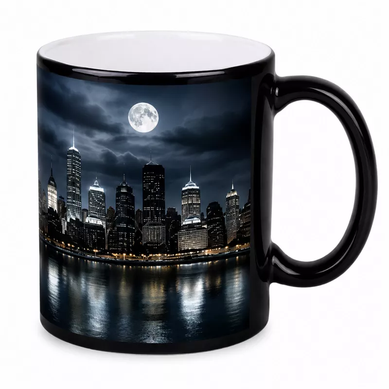 Kubek reklamowy Tomek Nero Art Solid (300 ml) - czarno-biały (M/579-CZARNO/BIAŁY)