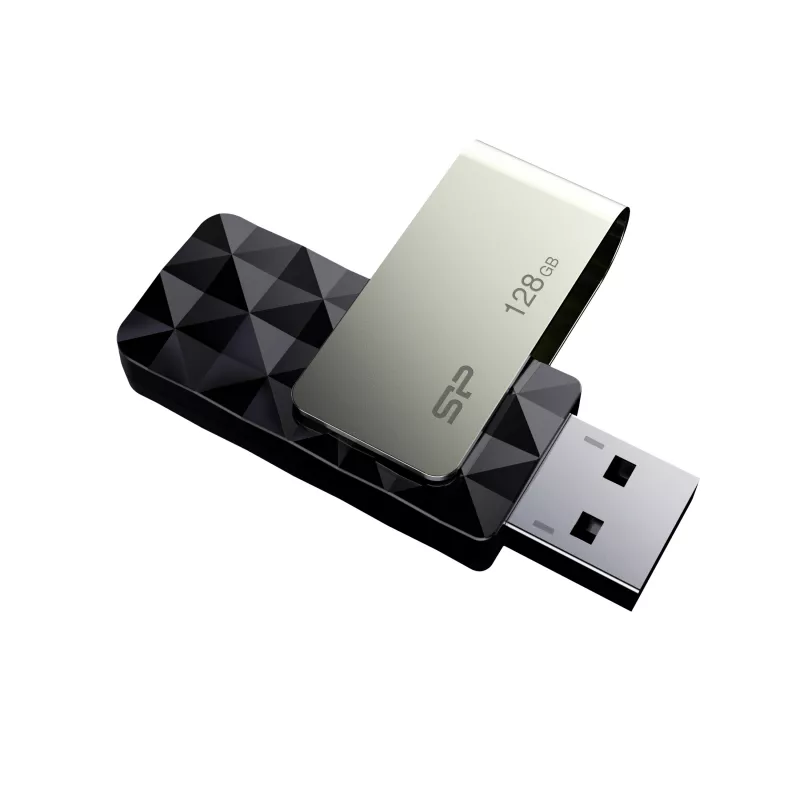 Pendrive Blaze B30, 8GB 3.1 Silicon Power - czarny (EG814003 128GB)