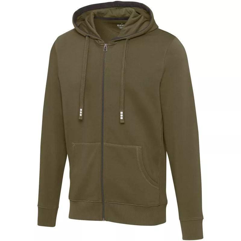 Rozpinana bluza z kapturem Arora - Forest Green2 (38211-FOREST2)