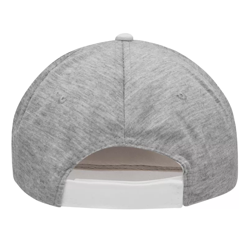 5 segmentowa czapka baseballowa - biały, szary (56-0701600)