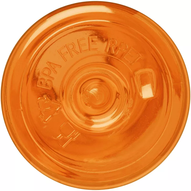 Sky butelka na wodę o pojemności 650 ml z tworzyw sztucznych pochodzących z recyklingu - Pomarańczowy (10077731)