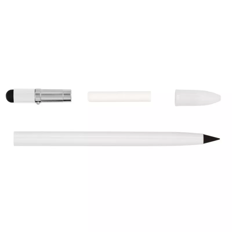 "Wieczny" ołówek, touch pen - biały (V0923-02)