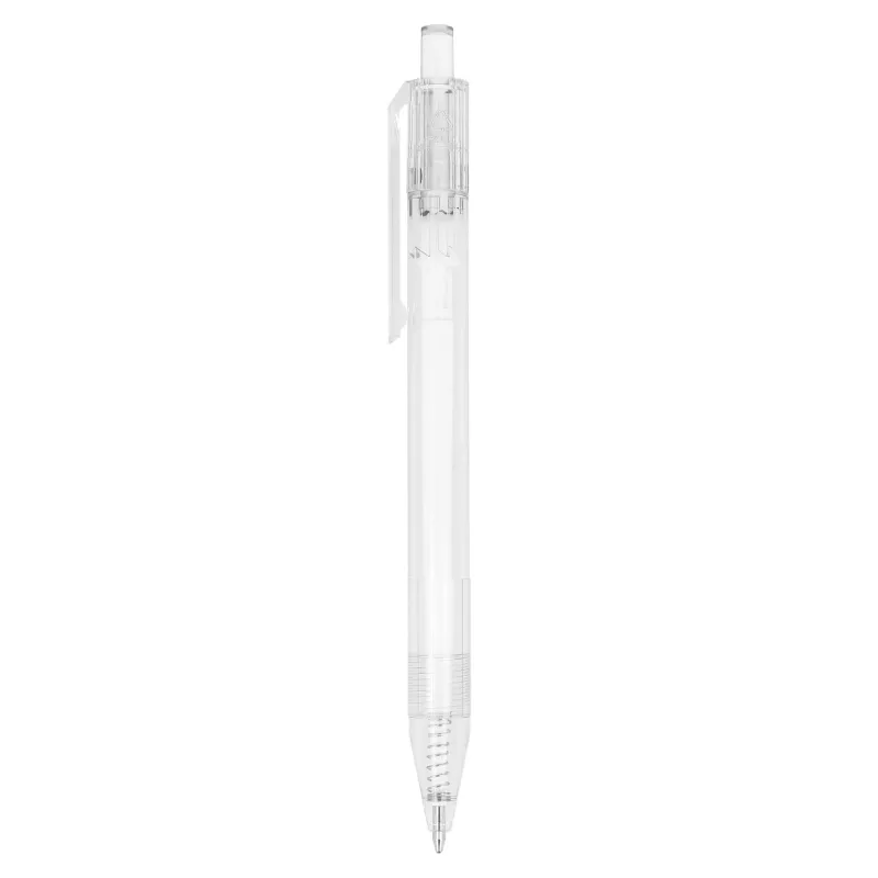 Długopis z R-PET - biały transparentny (LT80562-N0401)