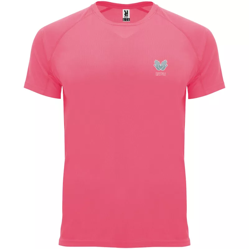 Bahrain sportowa koszulka dziecięca z krótkim rękawem - Fluor Lady Pink (K0407-FLLADYPK)