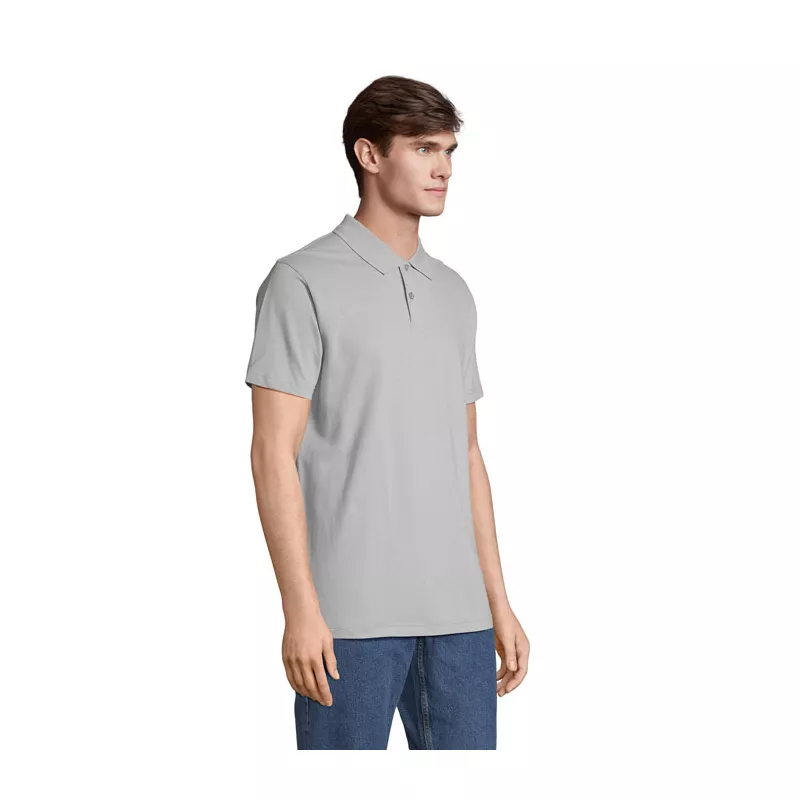 Koszulka polo unisex z czesanej bawełny Sol's PULSE - Pure Grey (S04502-PG)
