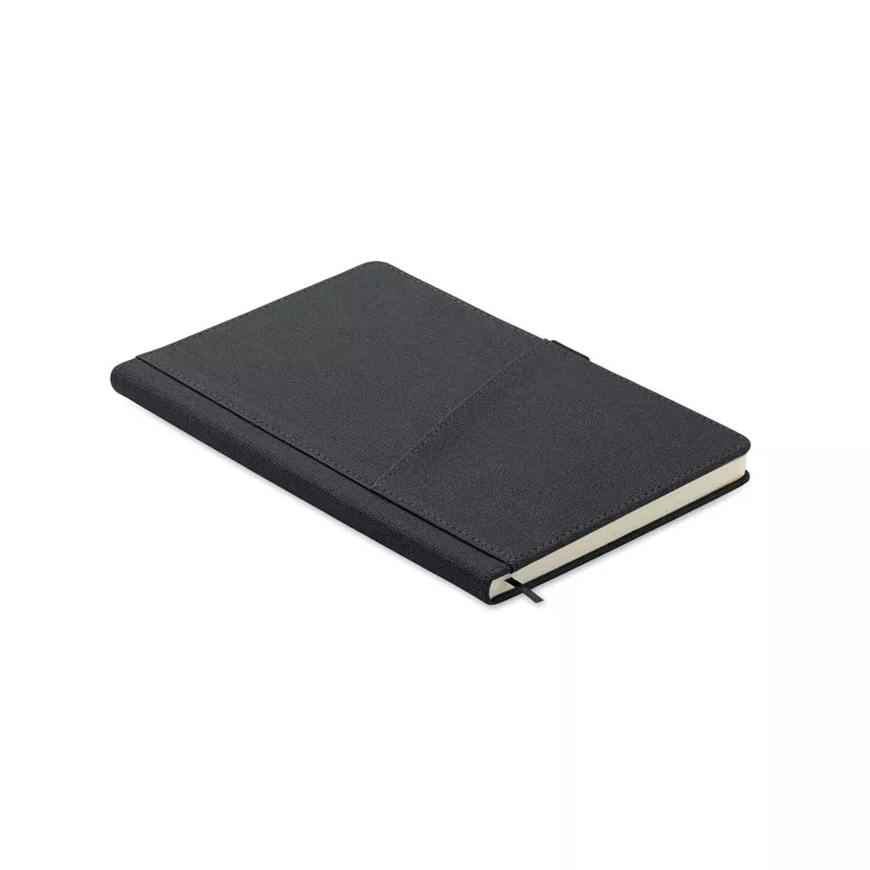 Notes A5 z kieszenią 80 kartek w linię CINCO - Czarny (MO2285-03)