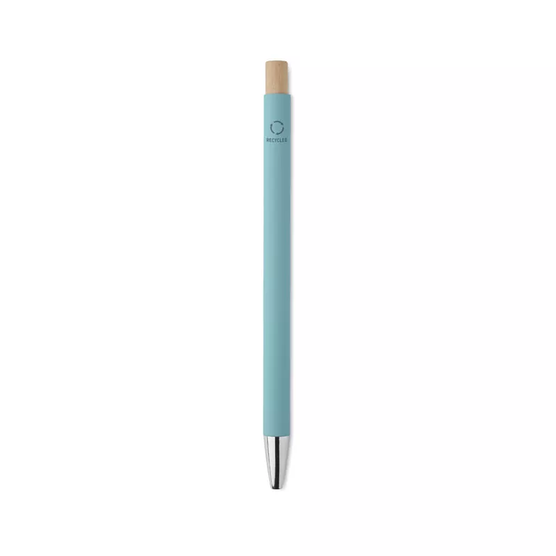 Długopis z aluminium z recyklingu BERGAMO - Baby Blue (MO2309-66)