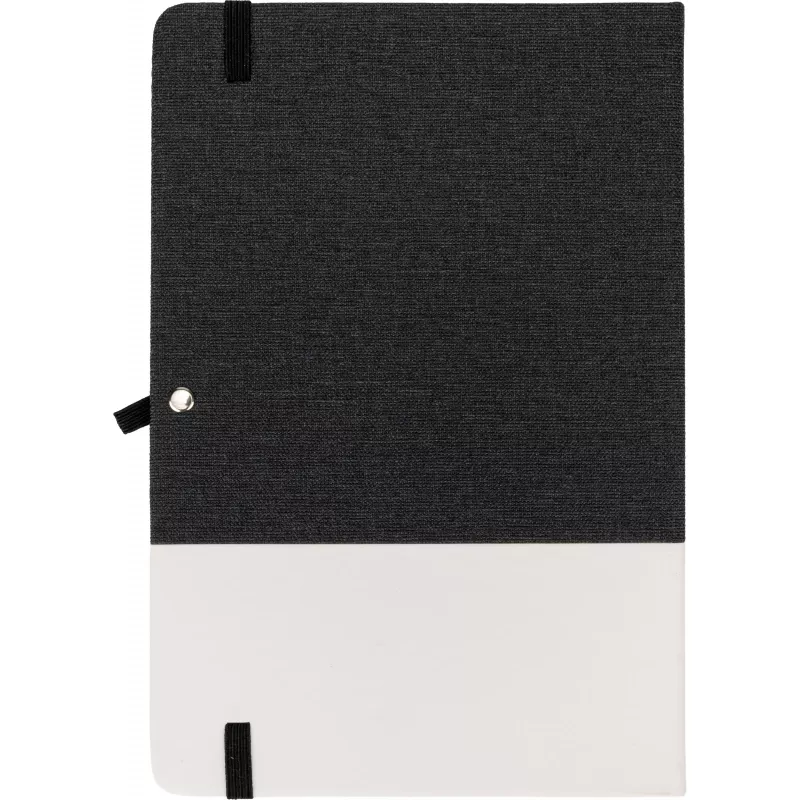 Notes A5 w kratkę BARDOLINO - czarny (144503)