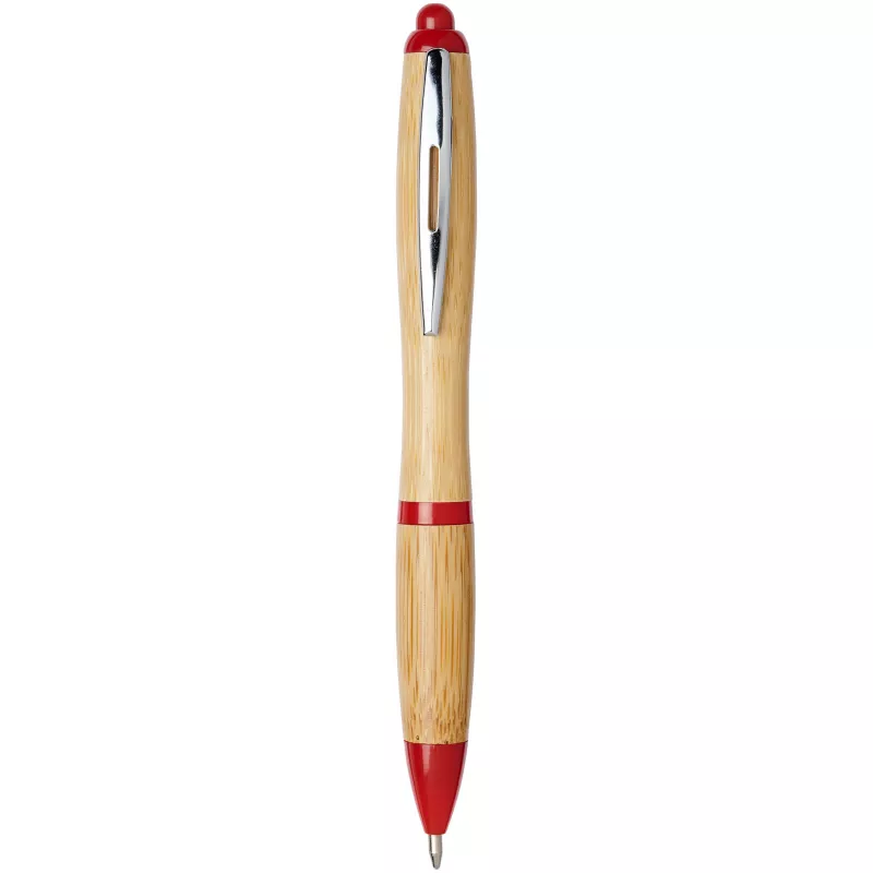 Bambusowy długopis Nash - Czerwony-Piasek pustyni (10737803)