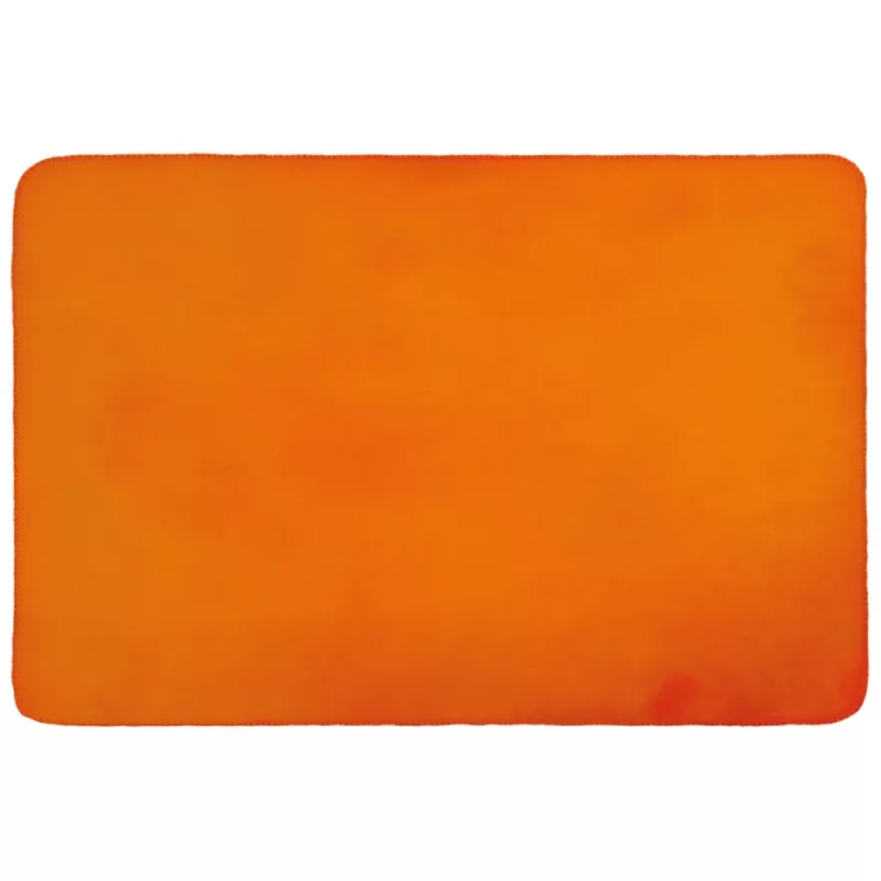 Koc polarowy 180 x 120 cm 170g/m² - pomarańczowy (6690210)