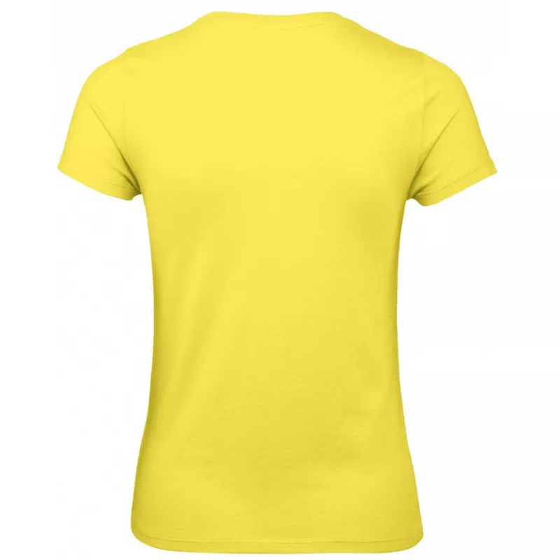 Damska koszulka reklamowa 145 g/m² B&C #E150 / WOMEN - Sollar Yellow (201) (TW02T/E150-SOLLAR YELLOW)