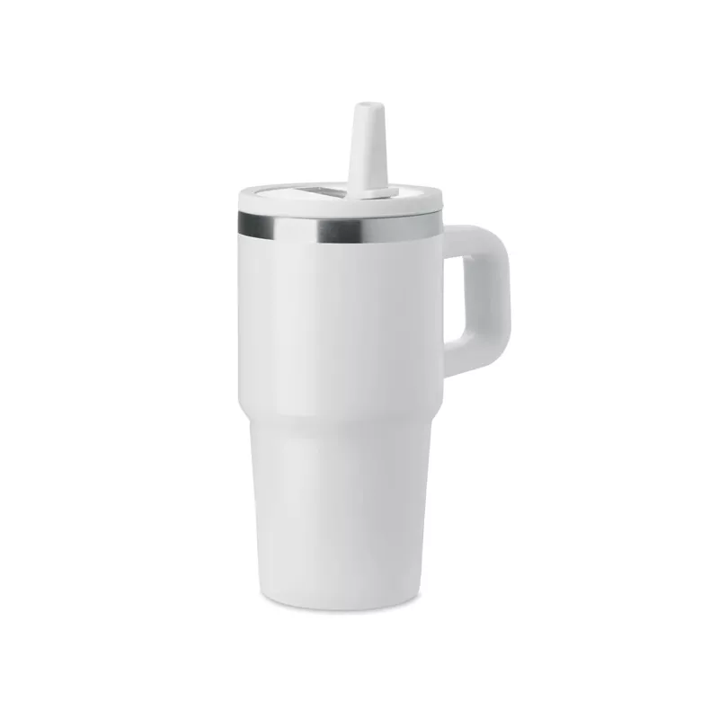 Kubek termiczny ze stali z recyklingu 500 ml ALAND - Bialy (MO3170-06)
