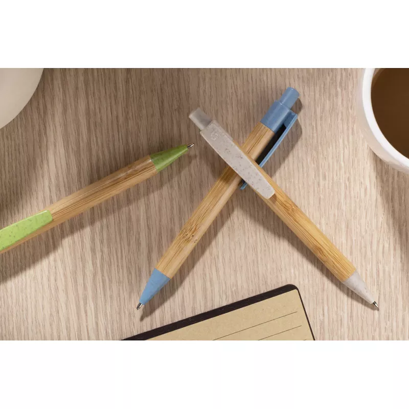 Długopis bambusowy BAMMO - błękitny (19669-08)