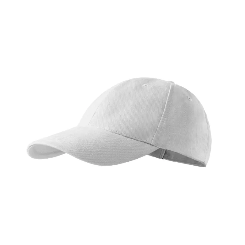 Reklamowa czapka z daszkiem Malfini 6P 305 - Biały (ADLER305-BIAłY)