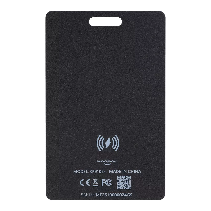 Xoopar ICE-Card Ultra-cienka karta śledząca z możliwością ładowania - czarny (LT41801-N0002)