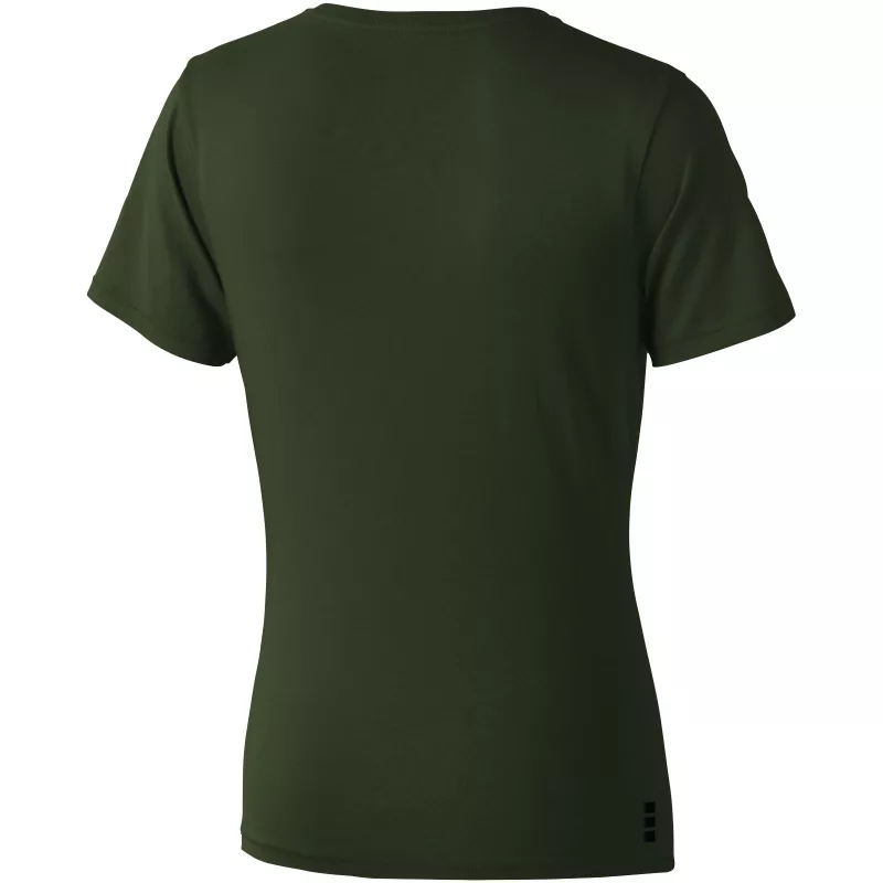 Damski t-shirt Nanaimo z krótkim rękawem - Zieleń wojskowa (38012-ARMY GRE)