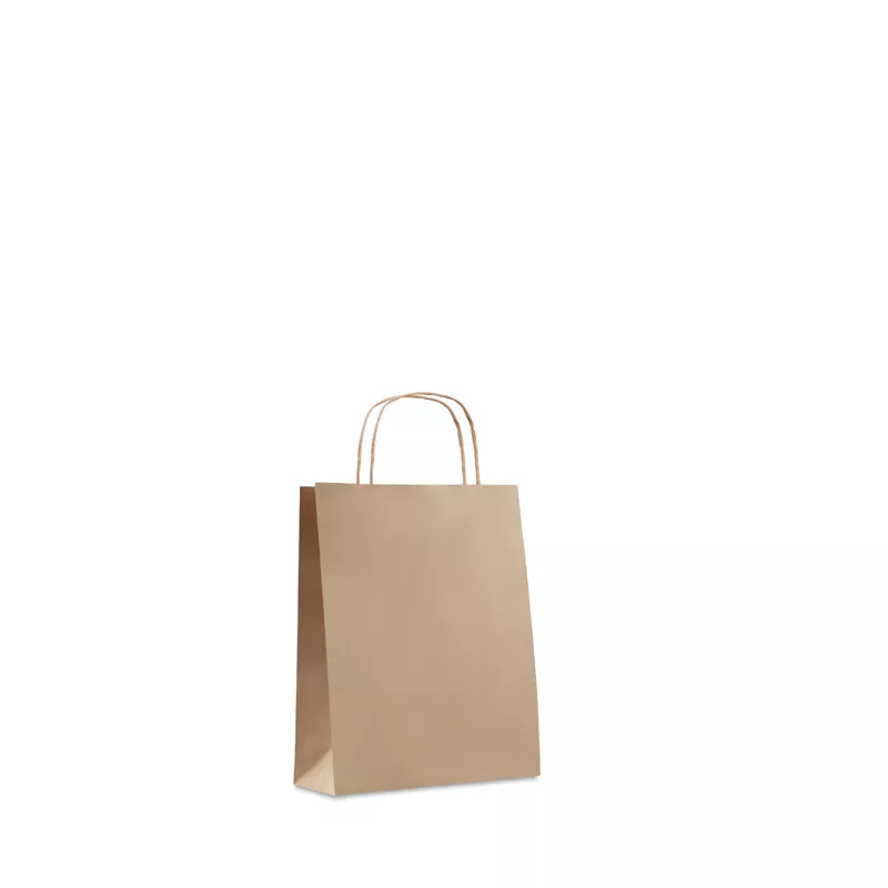 Torba prezentowa papierowa mała 90 g/m² PAPER TONE S - Bezowy (MO6172-13)
