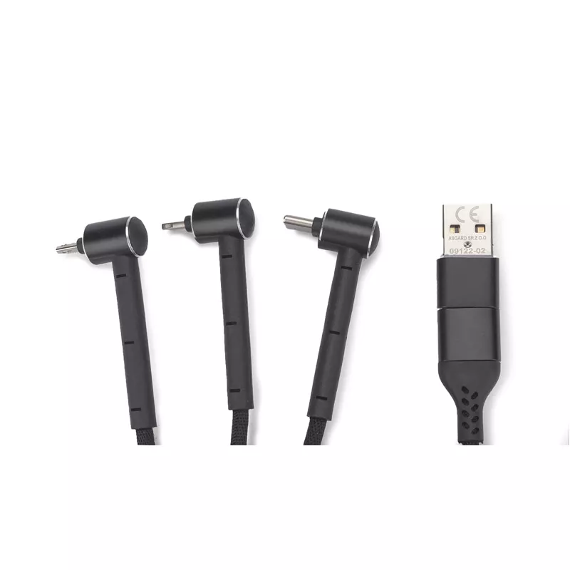 Kabel USB 6 w 1 RICO - czarny (09122-02S)