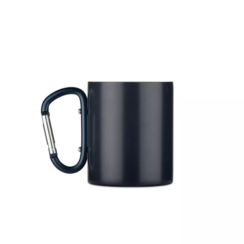 Kubek z recyklingowanej stali nierdzewnej VIVO 250 ml - granatowy (16405-06)