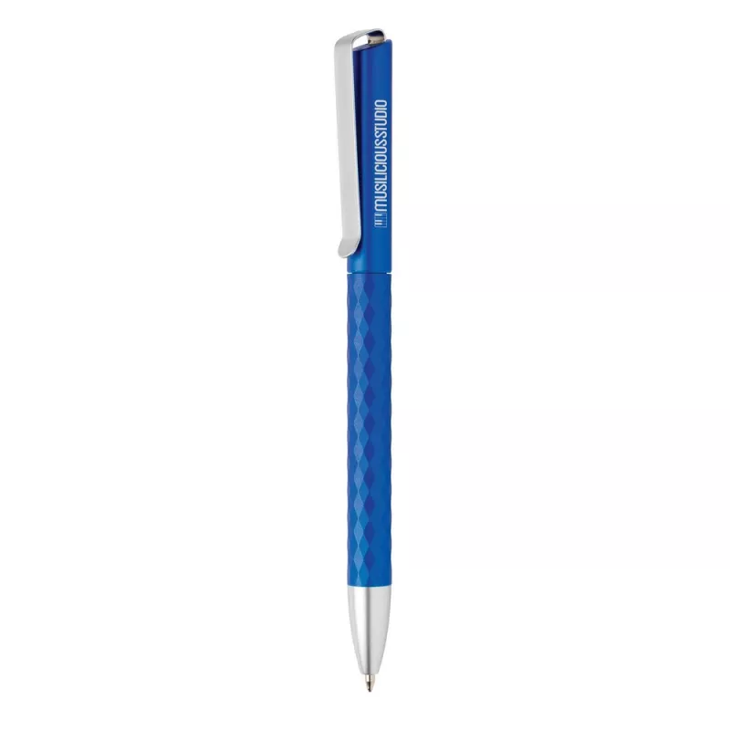 Długopis plastikowy z metalowym klipem - granatowy (V1998-04)