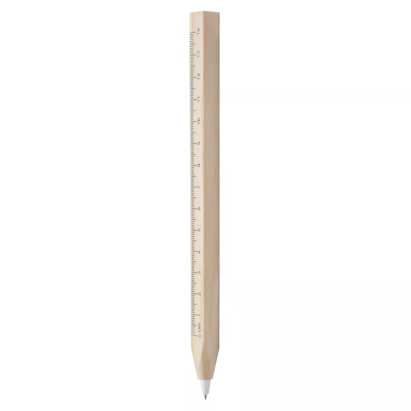 Burnham długopis / linijka - naturalny (AP810429)