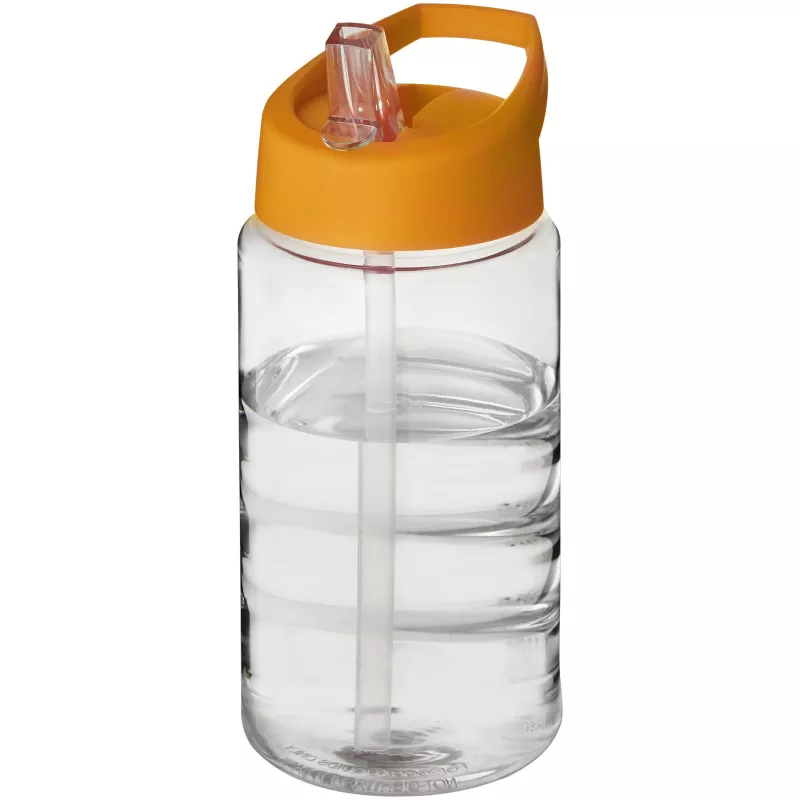 Bidon H2O Bop o pojemności 500 ml z wieczkiem z dzióbkiem - Pomarańczowy-Przezroczysty (21088304)