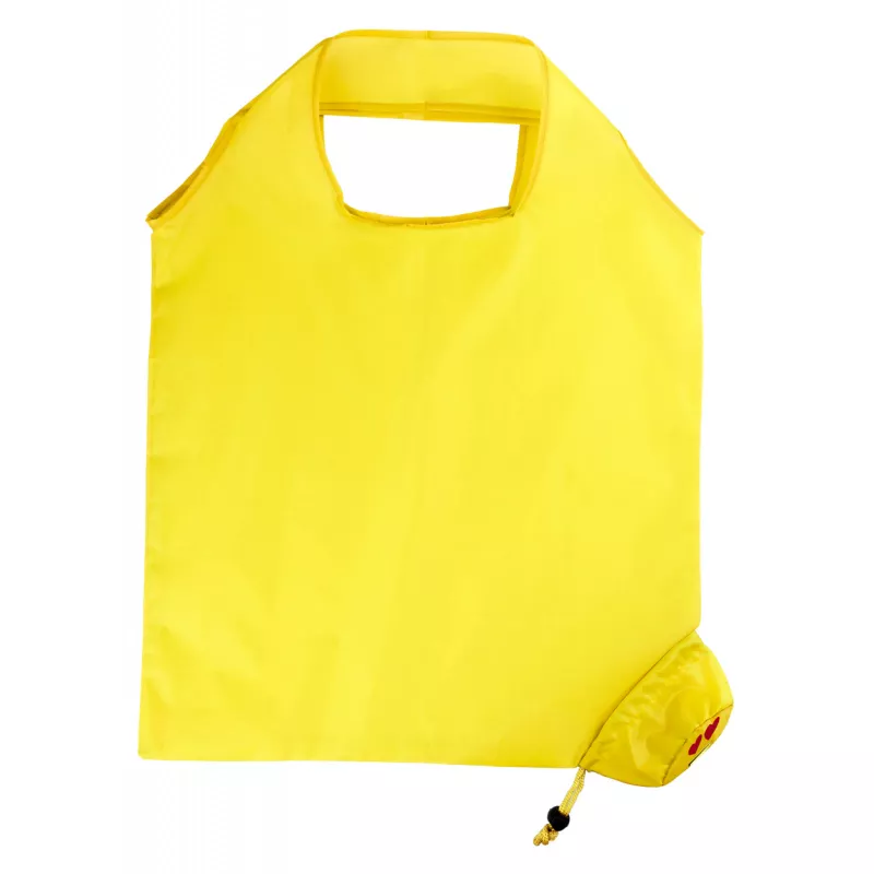 Składana torba na zakupy "buźka" Sukrem - żółty (AP781407-B)