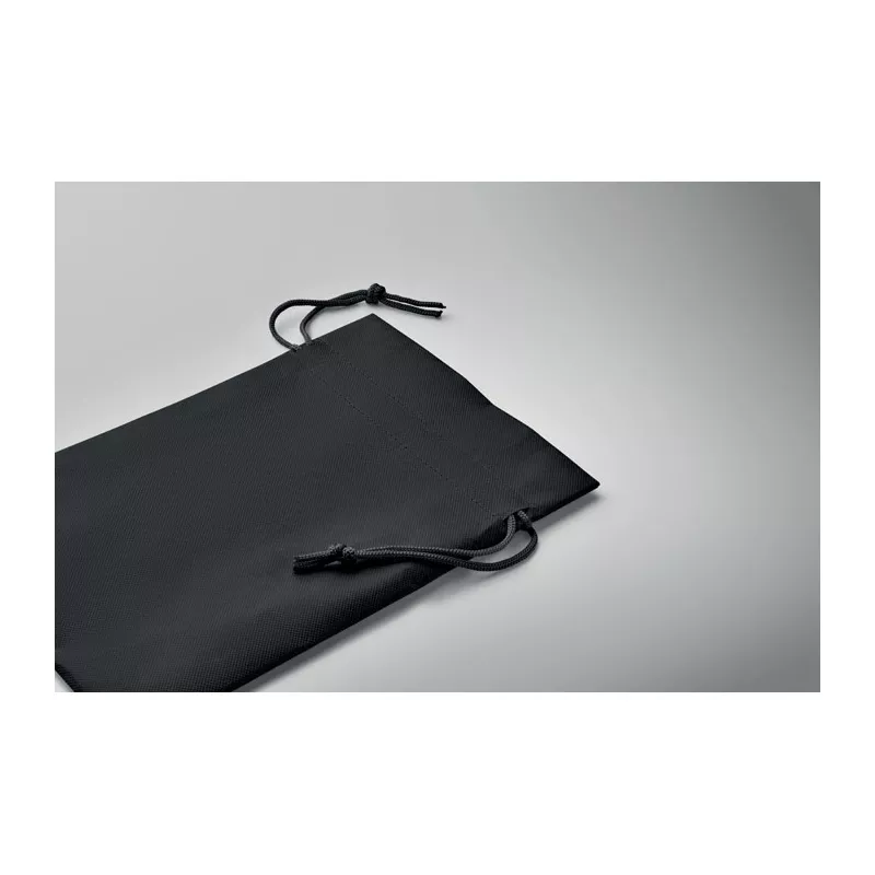 Torebka prezentowa z włókniny RPET 80 g/m² OKURIMONO - Czarny (MO2617-03)